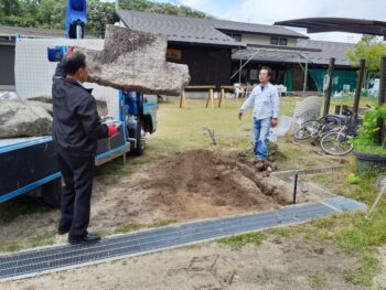 井桁の設置～広島の建築設計ブログ～