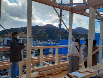 広島市安佐南区　建築設計事務所　かんくう建築デザイン　棟上